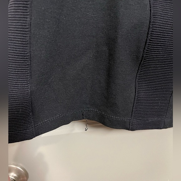 7 For All Mankind Black Bodycon Dress Size Medium - Picture 6 of 10